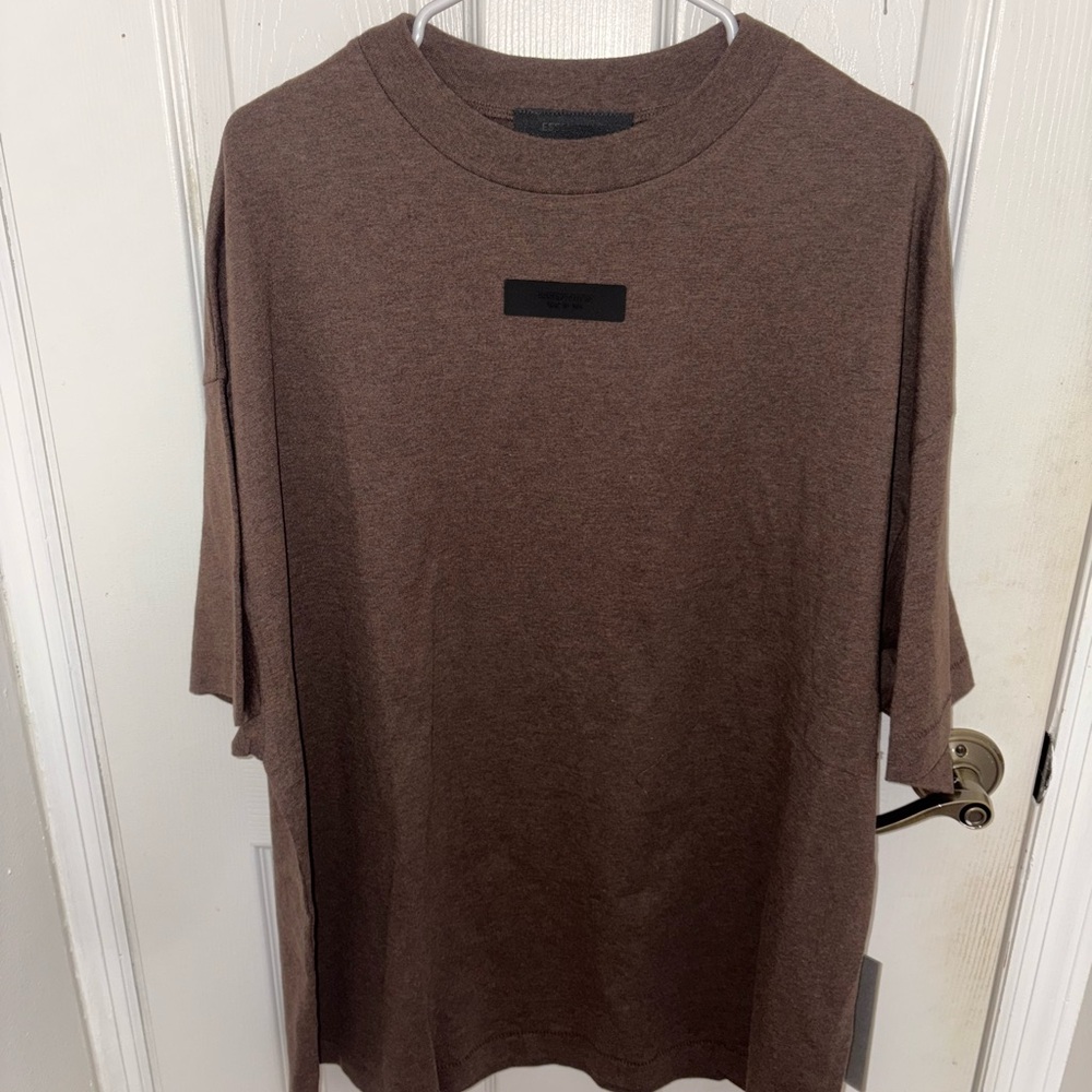 Essentials Brown Short Sleeve Tee